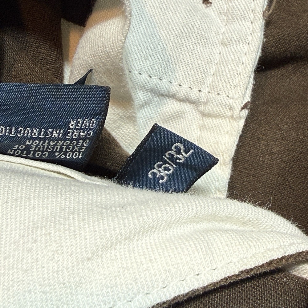 Polo Ralph Lauren Preston Pant Mens 36x32 Brown Chino Cotton Trousers 36x31 - Picture 5 of 7